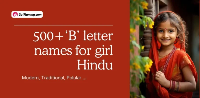 500+ B letter names for girl Hindu