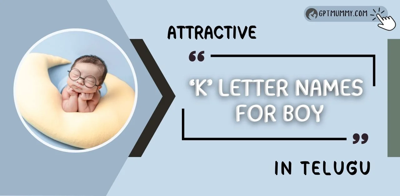 Attractive 2024 ᐅ K letter Names for Boy in Telugu