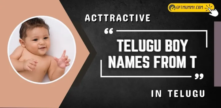 Attractive Baby Boy Names Starting With T In Telugu