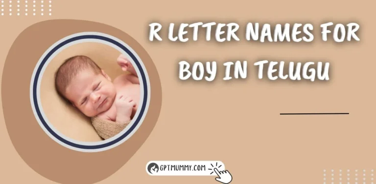 R Letter Names For Boy In Telugu