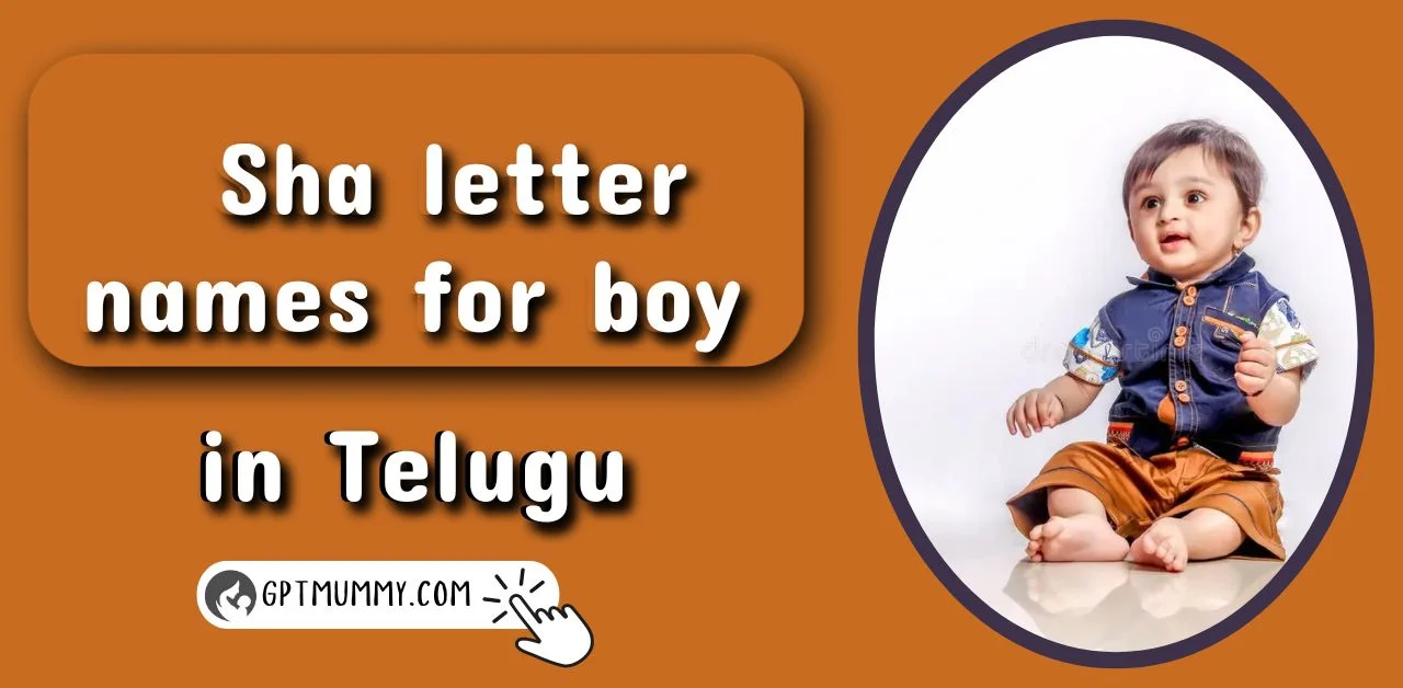 Trendy 2024 ᐅ Sha letter names for boy in Telugu