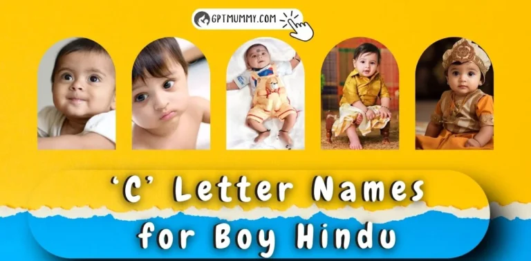 C Letter Names for Boy Hindu