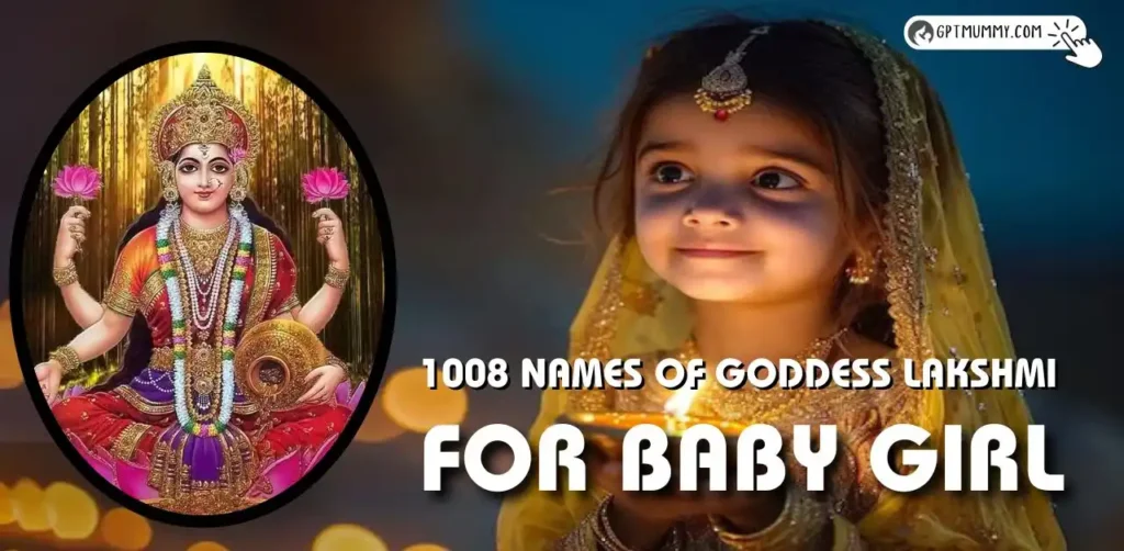 1008 Names of Goddess Lakshmi for Baby Girl