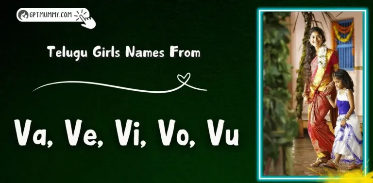 Sa, Se, Si, Su, So, Sha letter names for girl in Telugu