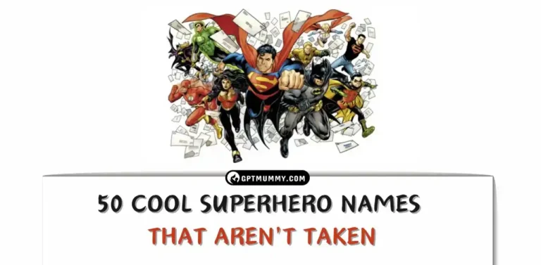 50 cool superhero names that aren't taken