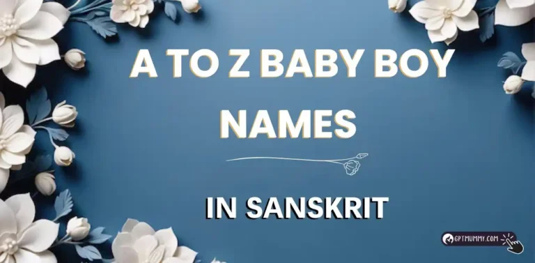 A to Z Baby Boy Names in Sanskrit