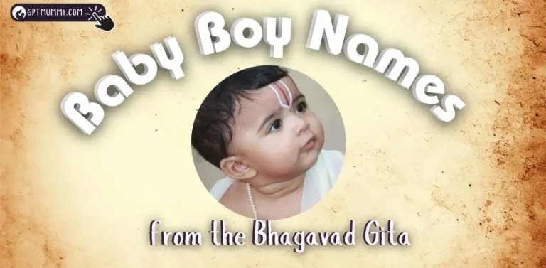 Bhagavad Gita Names for Baby Boy