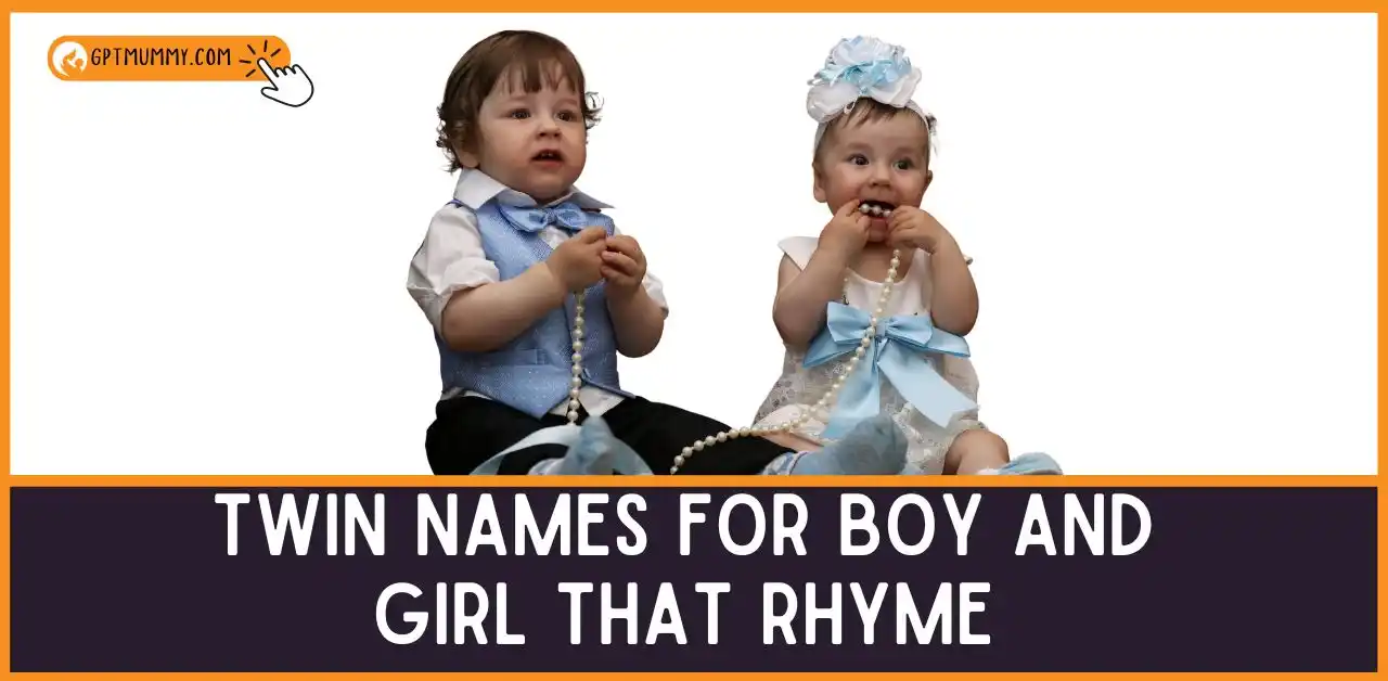 Twin names for boy and girl that rhyme