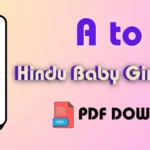 a to z baby girl names hindu pdf