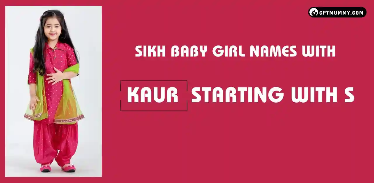 Sikh baby girl names with kaur starting with S