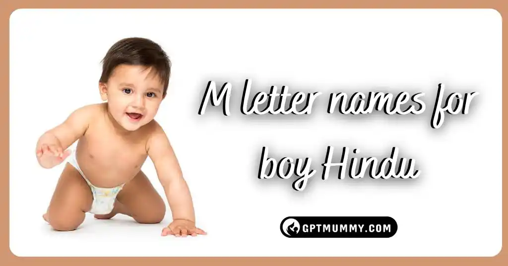 M letter names for boy Hindu